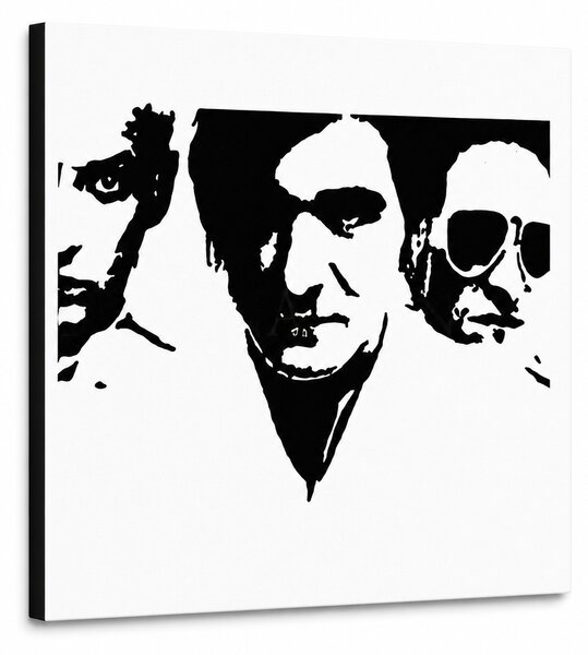 Ručně malovaný POP Art obraz Die Ärzte 1 dielny da - 80x60 cm