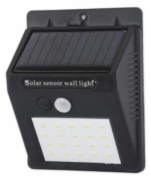LED Solární nástěnné svítidlo se senzorem LED/0,55W/3,7V 1200 mAh IP65