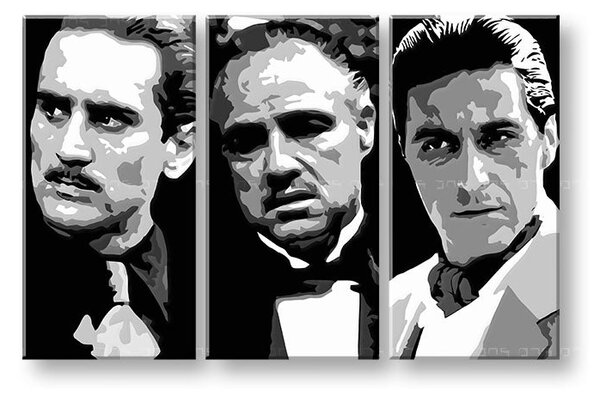 Tištěný obraz POP Art KMOTR 3 díly god123 - 60x40 cm