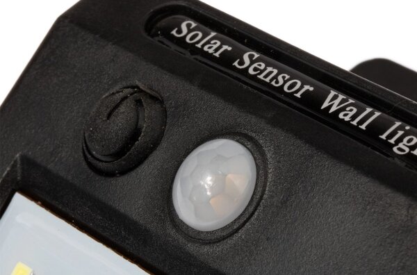 LED Solární nástěnné svítidlo se senzorem LED/0,55W/3,7V 1200 mAh IP65