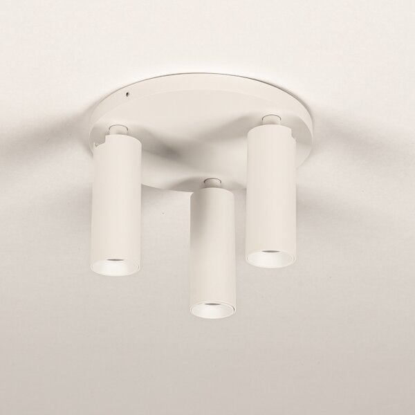 Stropní bodové svítidlo Conno White 3 Round (LMD)