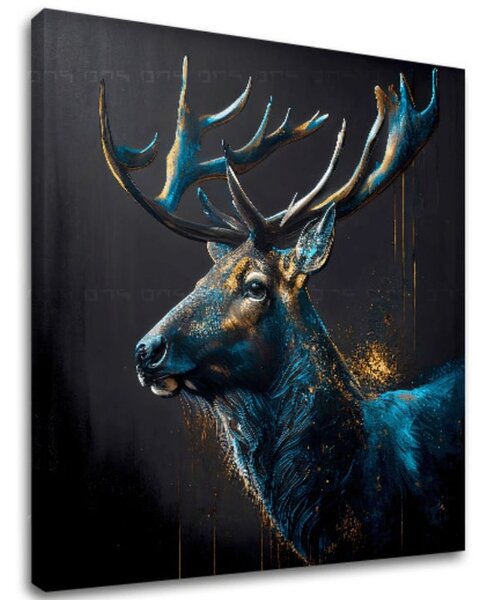Dekorativní obraz na plátně - PREMIUM ART - Peaceful Forest Guardian - 80x80 cm