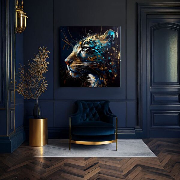 Dekorativní obraz na plátně - PREMIUM ART - Spotted Hunter's Elegance - 60x60 cm