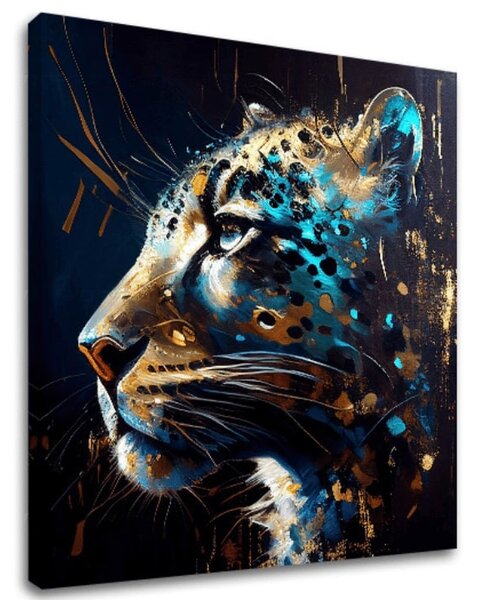 Dekorativní obraz na plátně - PREMIUM ART - Spotted Hunter's Elegance - 60x60 cm