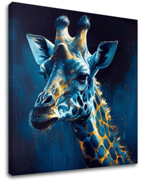 Dekorativní obraz na plátně - PREMIUM ART - Towering Majesty of Giraffe - 80x80 cm