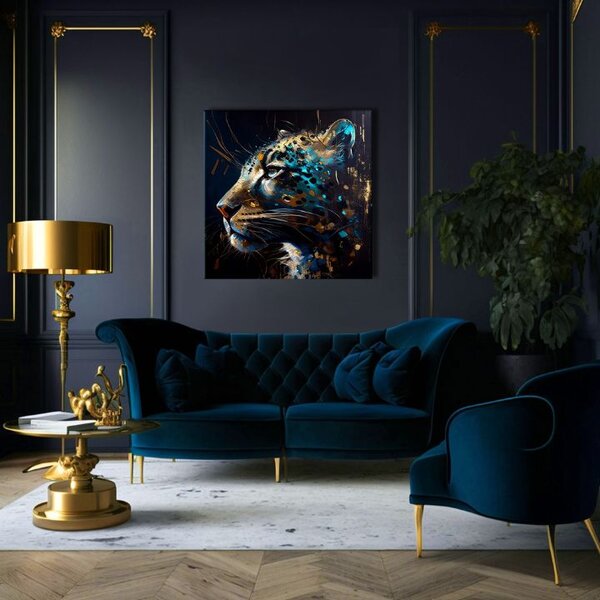 Dekorativní obraz na plátně - PREMIUM ART - Spotted Hunter's Elegance - 60x60 cm