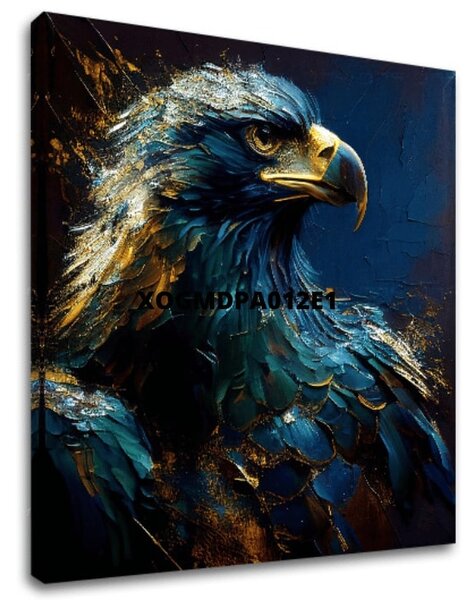 Dekorativní obraz na plátně - PREMIUM ART - Wilderness's Fearless Hunter - 60x60 cm