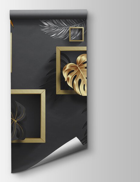 Fototapeta Elegantní zeleň v geometrické harmonii, 3D fototapety, Populární fototapety, u77858 - Tapeko.co.cz