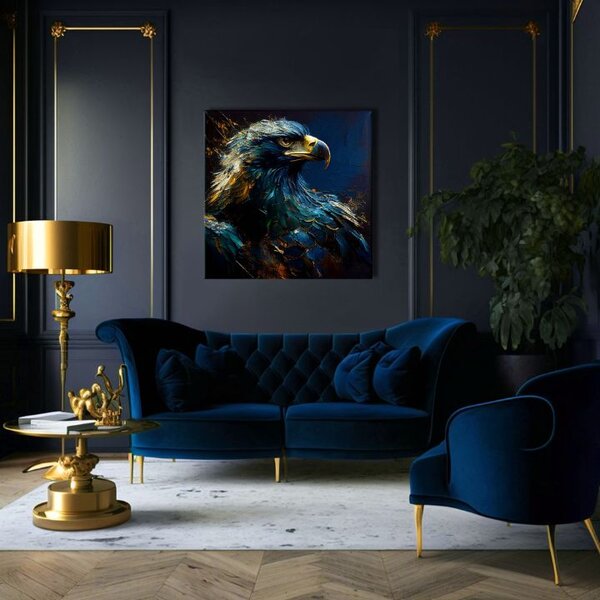 Dekorativní obraz na plátně - PREMIUM ART - Wilderness's Fearless Hunter - 60x60 cm