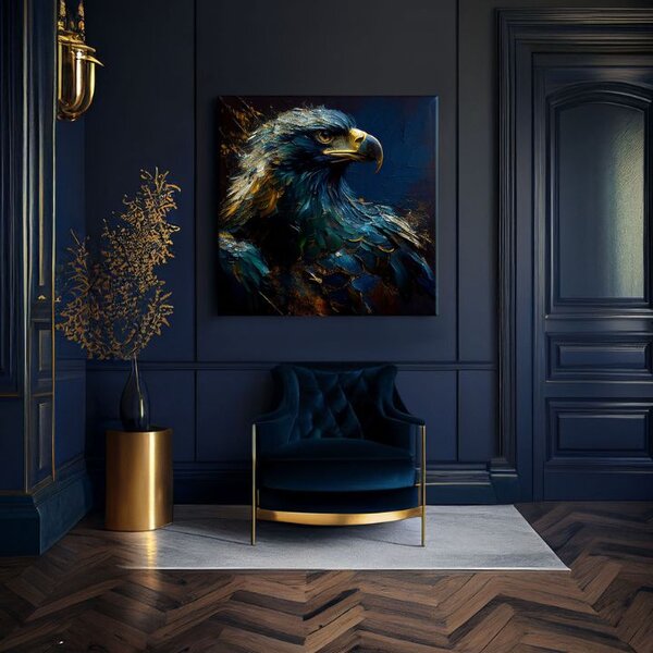 Dekorativní obraz na plátně - PREMIUM ART - Wilderness's Fearless Hunter - 60x60 cm