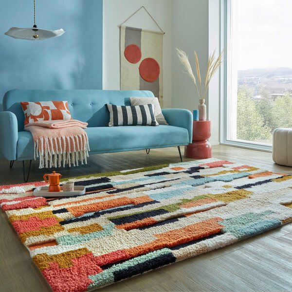 VLNĚNÝ KOBEREC, 120/170 cm vícebarevná Flair Rugs - Online Only koberce & rohožky, Online Only