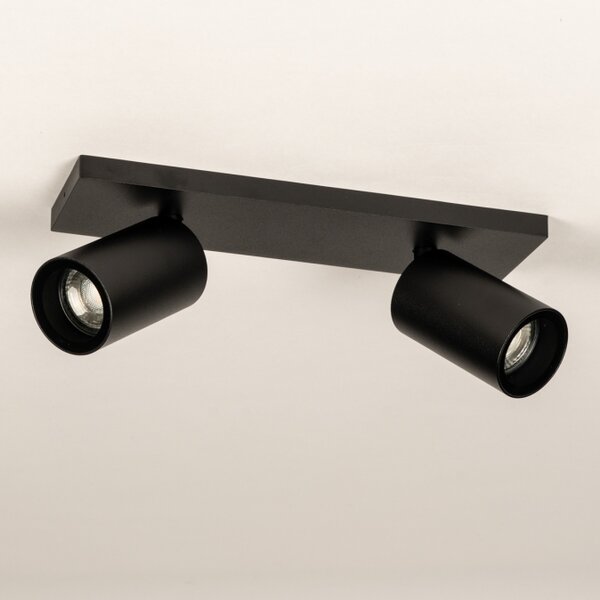 Stropní bodové svítidlo do koupelny Master Spot Black II IP44 (LMD)