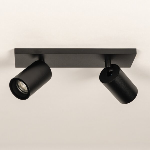 Stropní bodové svítidlo do koupelny Master Spot Black II IP44 (LMD)