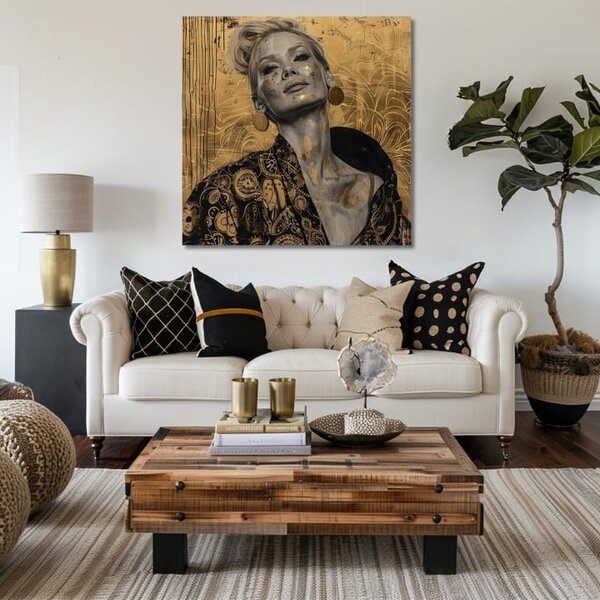 Elegantní obraz ženy Sebevědomí - 60x60 cm