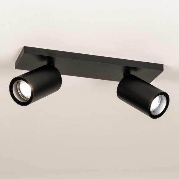 Stropní bodové svítidlo do koupelny Master Spot Black II IP44 (LMD)
