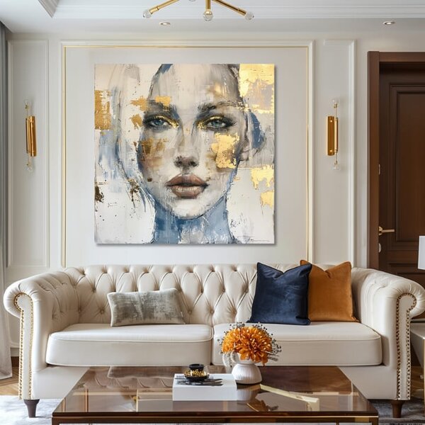 Elegantní obraz ženy Pronikavý pohled - 60x60
