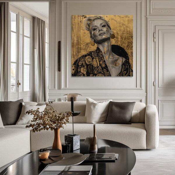 Elegantní obraz ženy Sebevědomí - 60x60 cm