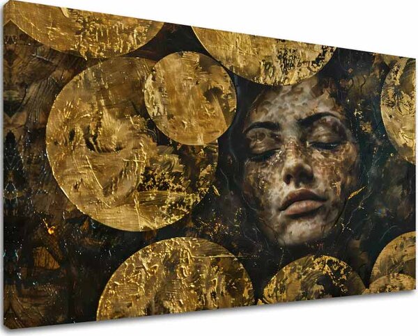 Elegantní obraz ženy pod vodou - 40x60 cm