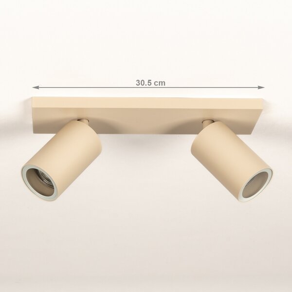 Stropní bodové svítidlo do koupelny Master Spot Taupe II IP44 (LMD)