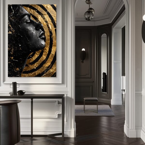 Elegantní obraz ženy Tajemství noci - 40x60 cm