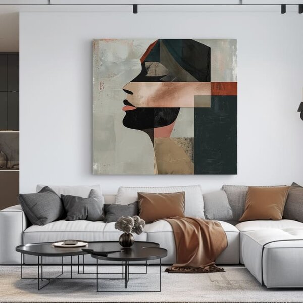 Elegantní obraz ženy Spánek - 60x60 cm