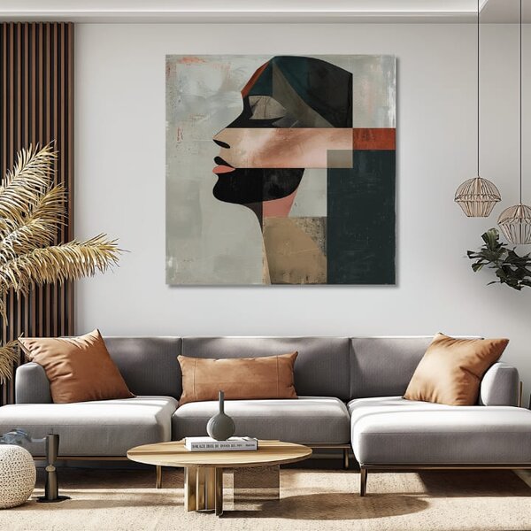 Elegantní obraz ženy Spánek - 60x60 cm