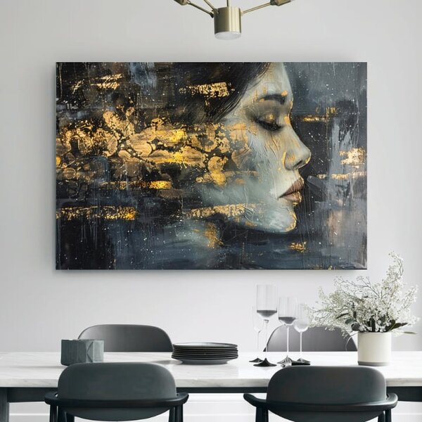 Elegantní obraz ženy Tajemný cizinec - 40x60 cm