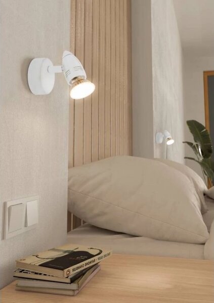 Eglo 780447 - LED Nástěnné bodové svítidlo SABADELL 1xGU10/2,8W/230V 3000K bílá