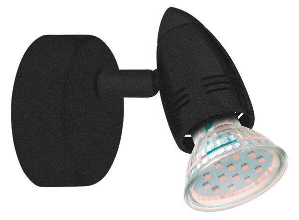 Eglo 780443 - LED Nástěnné bodové svítidlo SABADELL 1xGU10/2,8W/230V 3000K černá