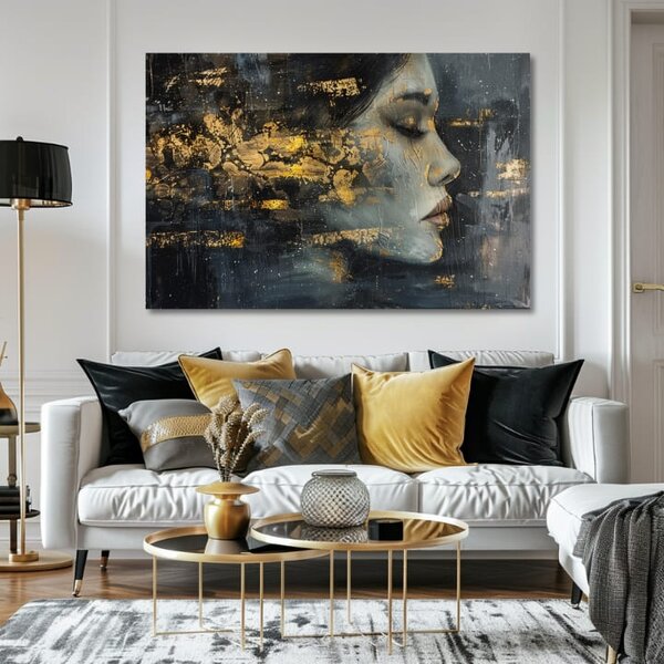 Elegantní obraz ženy Tajemný cizinec - 40x60 cm