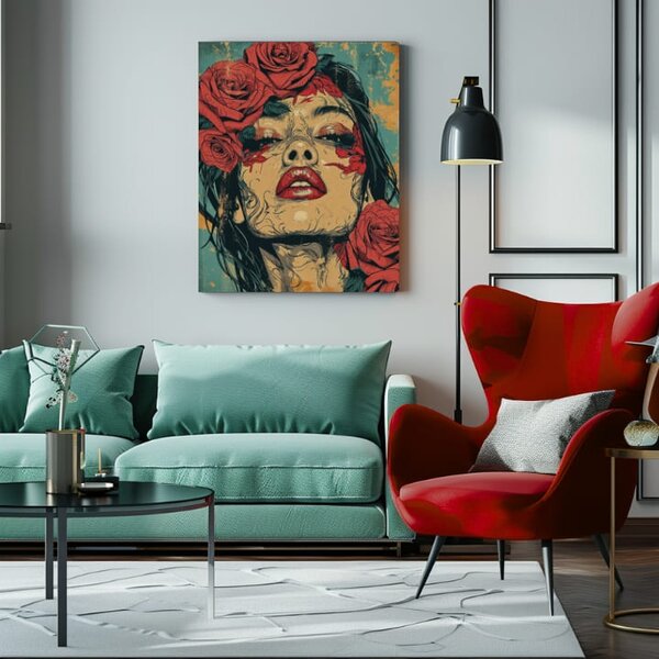 Elegantní obraz ženy Vášeň - 40x60 cm