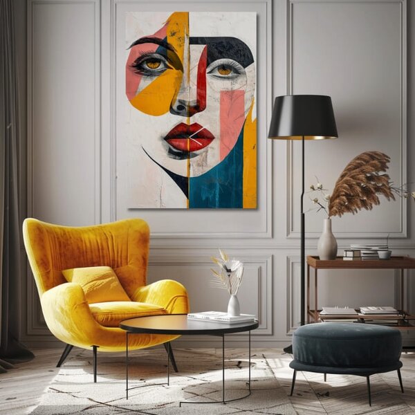 Elegantní obraz ženy Touha políbit - 40x60 cm