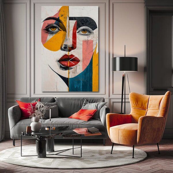 Elegantní obraz ženy Touha políbit - 40x60 cm