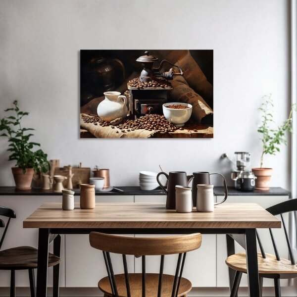 Kávové obrazy do kuchyně neodolatelný zážitek - 40x60 cm