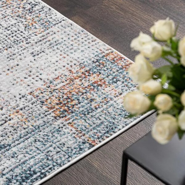 Makro Abra Moderní kusový koberec DAKOTA YF90A abstraktní krémový Rozměr: 58x99 cm