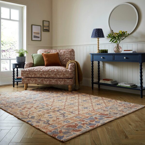 RUČNĚ TKANÝ KOBEREC, 80/150 cm modrá Flair Rugs - Online Only koberce & rohožky, Online Only