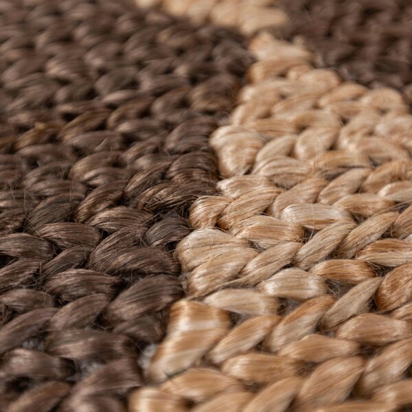 RUČNĚ TKANÝ KOBEREC, 120/170 cm tmavě hnědá Flair Rugs - Online Only koberce & rohožky, Online Only
