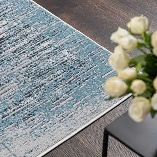 Makro Abra Moderní kusový koberec DAKOTA YF86B šedý Rozměr: 77x148 cm