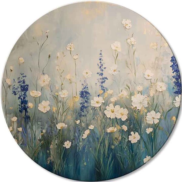 Kulaté obrazy akrylem Skutečná elegance - 60 cm