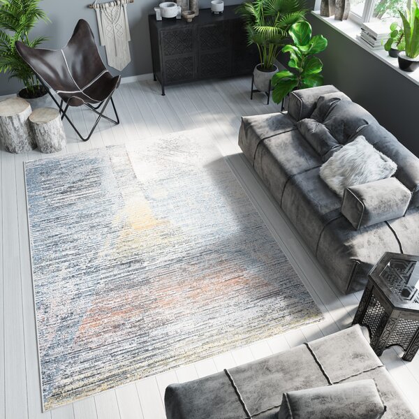 Makro Abra Moderní kusový koberec DAKOTA YF86A šedý Rozměr: 58x99 cm