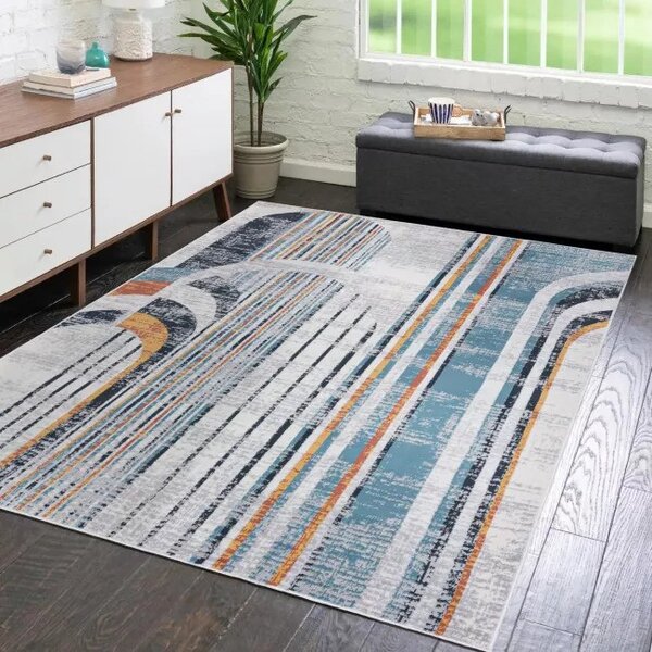 Makro Abra Moderní kusový koberec DAKOTA YF91A vícebarevný Rozměr: 77x148 cm