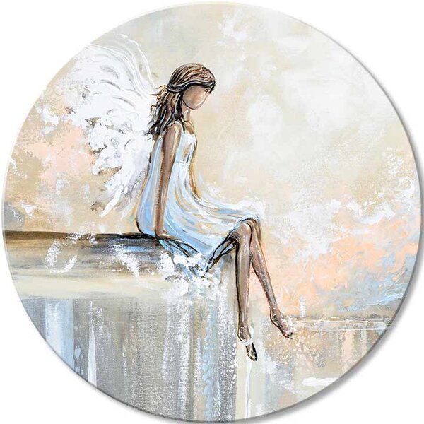 Kulaté obrazy s akrylem Angel's Rest - 60 cm
