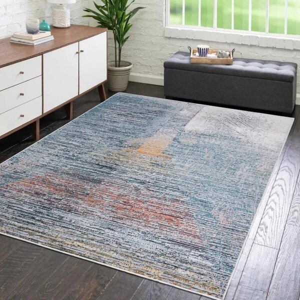 Makro Abra Moderní kusový koberec DAKOTA YF86A šedý Rozměr: 58x99 cm