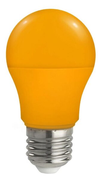 LED Žárovka A50 E27/4,9W/230V oranžová
