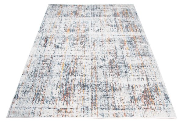 Makro Abra Moderní kusový koberec DAKOTA YF79C abstraktní šedý krémový Rozměr: 77x148 cm