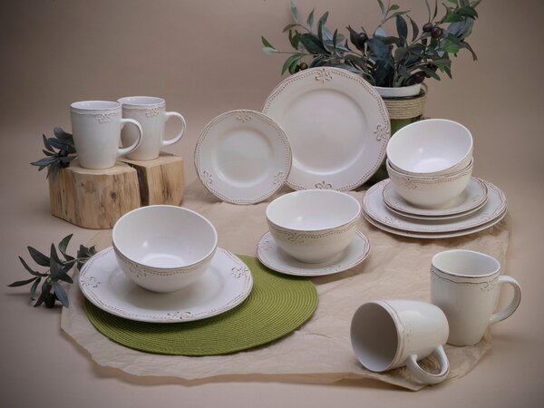 KOMBINOVANÁ SOUPRAVA, 16dílné, kamenina Creatable - Online Only nádobí, Online Only