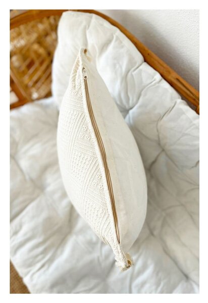 Povlaky na polštáře v sadě 4 ks z bio bavlny 43x43 cm Natural – Mila Home