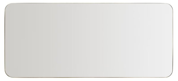 Kave Home Zlaté kovové závěsné zrcadlo Marco 180 x 80 cm