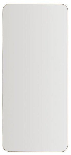 Kave Home Zlaté kovové závěsné zrcadlo Marco 180 x 80 cm