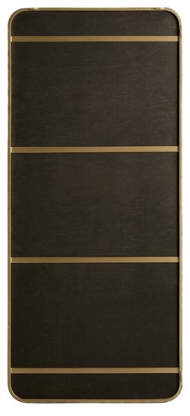 Kave Home Zlaté kovové závěsné zrcadlo Marco 180 x 80 cm